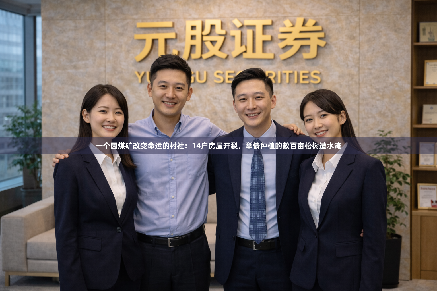 一个因煤矿改变命运的村社：14户房屋开裂，举债种植的数百亩松树遭水淹