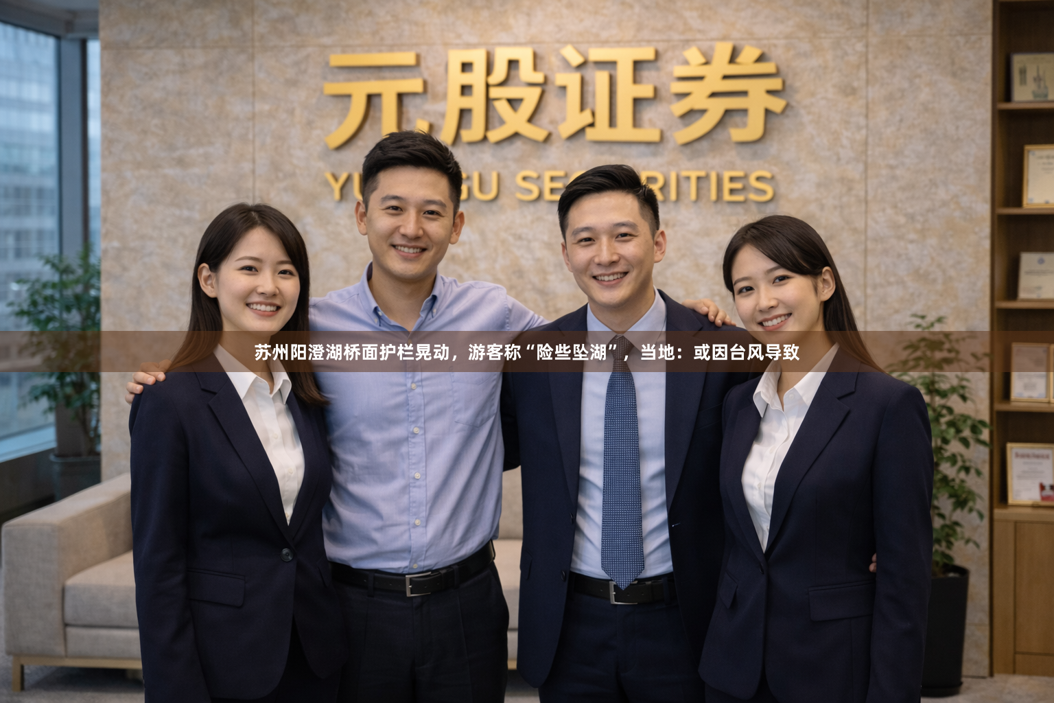 苏州阳澄湖桥面护栏晃动，游客称“险些坠湖”，当地：或因台风导致