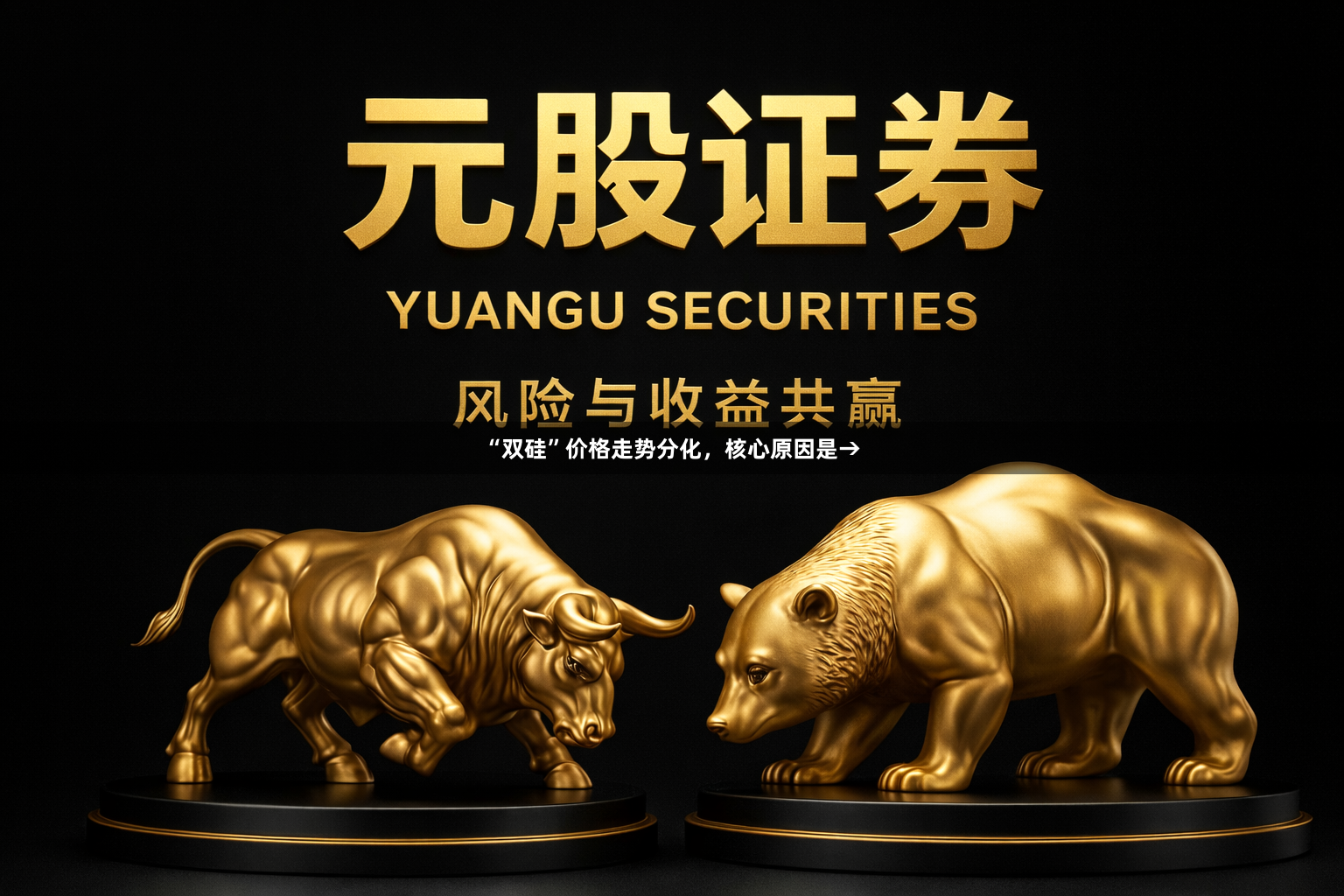 “双硅”价格走势分化，核心原因是→