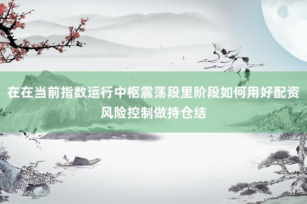 在在当前指数运行中枢震荡段里阶段如何用好配资风险控制做持仓结