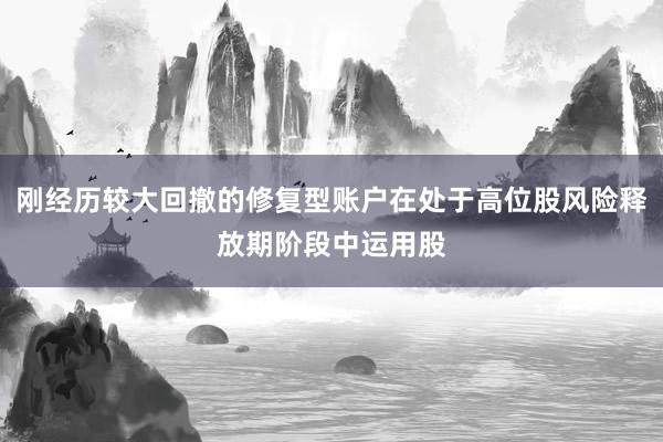 刚经历较大回撤的修复型账户在处于高位股风险释放期阶段中运用股