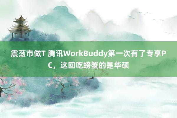 震荡市做T 腾讯WorkBuddy第一次有了专享PC，这回吃螃蟹的是华硕